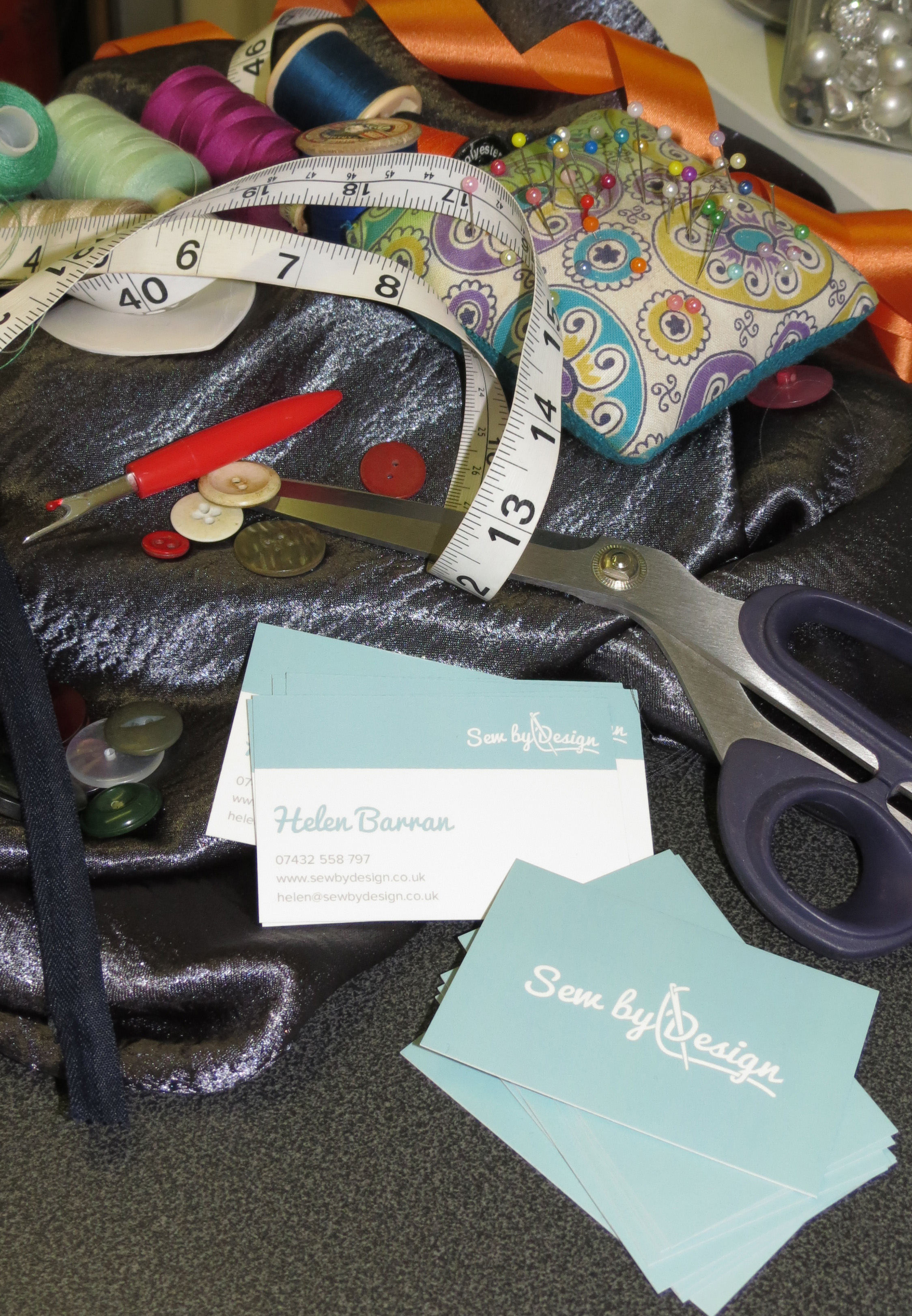 Clothing alterations in progress at Sew By Design